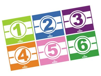 Zoom bild av ADHESIVE BIKE STICKERS Numbers