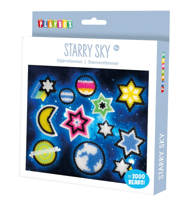 Zoom bild av Pärlset stjärnhimmel