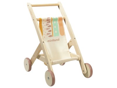 Zoom bild av WOODEN PUSHCHAIR for dolls