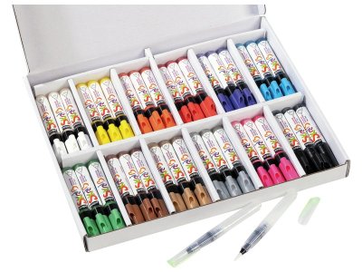 Zoom bild av Skrib SHORT GOUACHE MARKERS Classpack