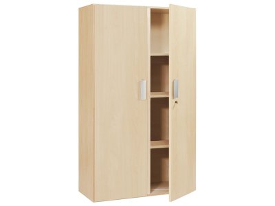 Zoom bild av MELAMINE COATED CABINET H: 162 cm - L: 105 cm 3 shelves, 2 doors