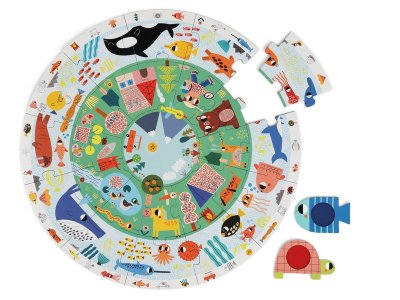 Zoom bild av MAGIC BORDER STRIP PUZZLE Animals