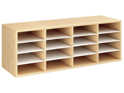Zoom bild av MELAMINE UNIT H: 51 cm - L: 139 cm 12 shelves