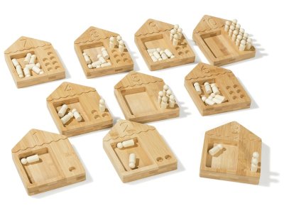 Zoom bild av EDUCATIONAL SET FOR SORTING AND COUNTING FROM 1 TO 10
