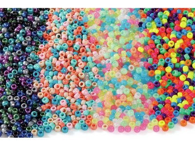 Zoom bild av MIXED CYLINDRICAL BEADS
