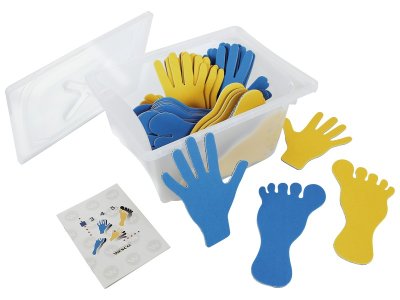 Zoom bild av Felt FEET AND HANDS FLOOR MARKING CASE