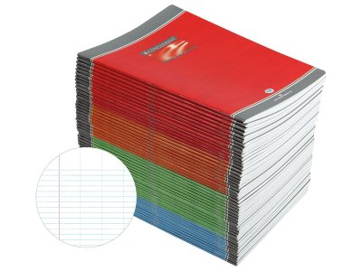 Zoom bild av MAXI PACK OF SEYÈS NOTEBOOKS 70g 24 x 32 cm
