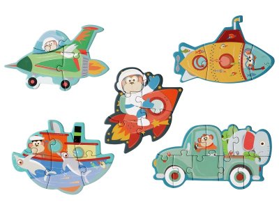 Zoom bild av PROGRESSIVE PUZZLES VEHICLES