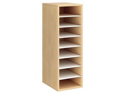 Zoom bild av MELAMINE COATED CABINET H: 102 cm - L: 36 cm 7 shelves