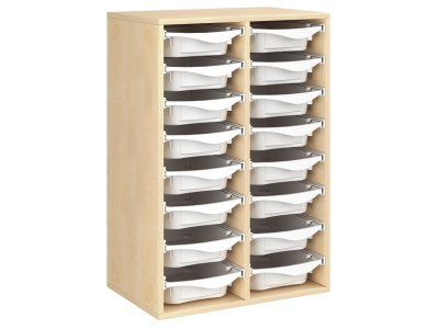Zoom bild av MELAMINE COATED CABINET H: 102 cm - L: 70.5 cm 16 trays on rails
