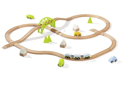 Zoom bild av WOODEN TRAIN TRACK Bridge