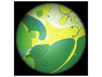 Zoom bild av MATHMOS PROJECTOR DISCS BLUE/YELLOW LIQUID