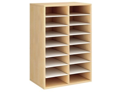 Zoom bild av MELAMINE CABINET H: 102 cm - L: 70.5 cm 14 shelves
