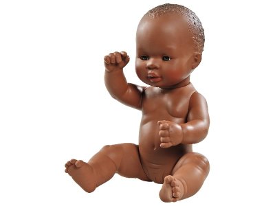 Zoom bild av HARD BODY DOLL WITHOUT HAIR 32 CM Louise