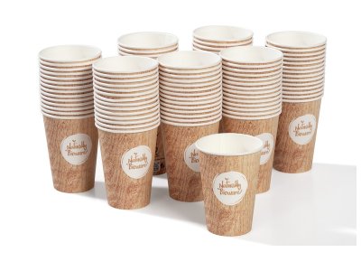 Zoom bild av NATURAL CARDBOARD BEAKERS 18 cl