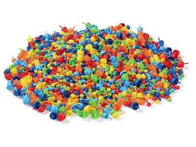 Zoom bild av Fantacolor junior MOSAICS 1140 multi-size pegs
