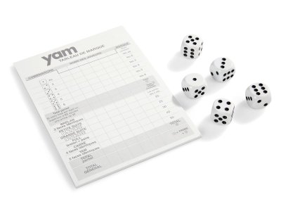 Zoom bild av YAM Dice and notepads