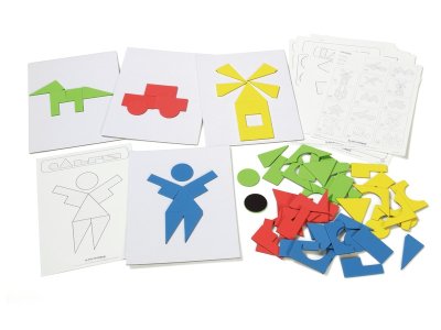 Zoom bild av MAGNETIC ASSOCIATION GAME Polyform tangram