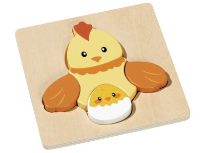 Zoom bild av MY FIRST LIFT-OUT PUZZLE Hen