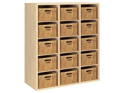Zoom bild av MELAMINE CABINET H: 118 cm - L: 105 cm 15 baskets 12 shelves