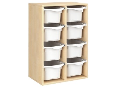 Zoom bild av MELAMINE COATED CABINET H: 102 cm - L: 70.5 cm 8 trays on rails