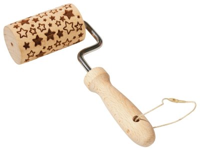 Zoom bild av MINI WOODEN ROLLING PIN Stars
