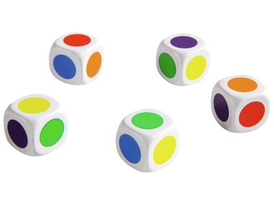 Zoom bild av COLOURED DICE