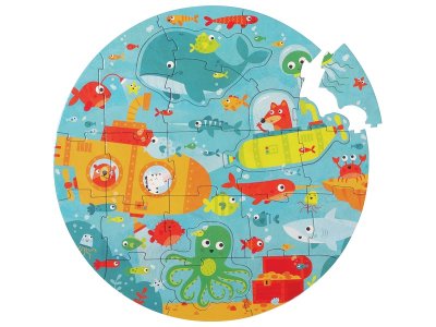 Zoom bild av CIRCULAR PUZZLES Under the sea