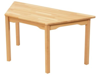 Zoom bild av SOLID BEECH TABLE WOODEN LEGS trapezium T4