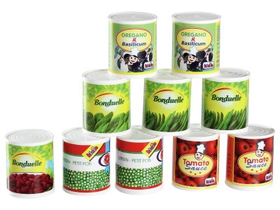 Zoom bild av PACK OF 10 CANNED VEGETABLES