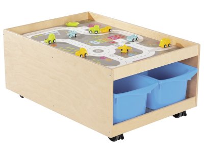 Zoom bild av Babi Up MOBILE ACTIVITY TABLE 4 containers + Graphic Circuit pla