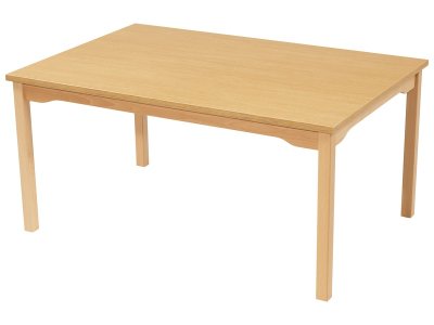Zoom bild av NOISE-REDUCING TABLE WOODEN LEGS 120x80 cm rectangle