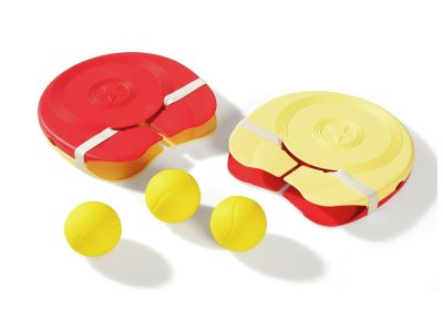 Zoom bild av PAIR OF POM'DO RACKETS and balls