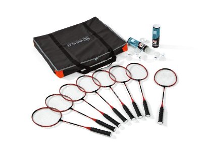 Zoom bild av BADMINTON KIT Start rackets for 8 children with bag