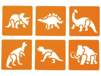 Zoom bild av STENCILS Dinosaurs