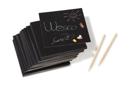 Zoom bild av SMALL SCRATCH ART CARDS Rainbow
