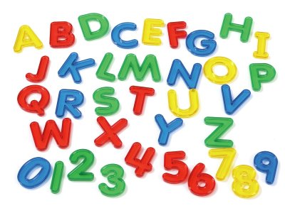 Zoom bild av TRANSPARENT LETTERS AND NUMBERS