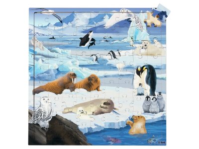 Zoom bild av CONNECTED PUZZLE Polar animals