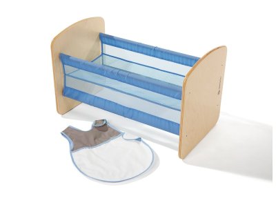 Zoom bild av COT AND SLEEPING BAG for dolls