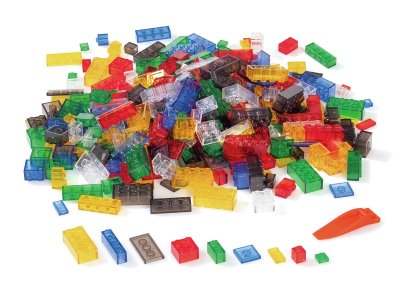 Zoom bild av Translucent SMALL CONSTRUCTION BRICKS