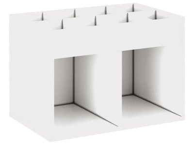 Zoom bild av MELAMINE COATED CABINET H: 51 cm - W: 70.5 cm Without trays