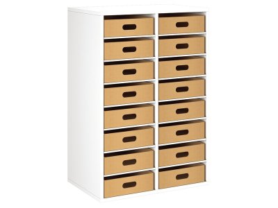 Zoom bild av MELAMINE COATED UNIT H: 102 cm - W: 70.5 cm 16 cardboard contain
