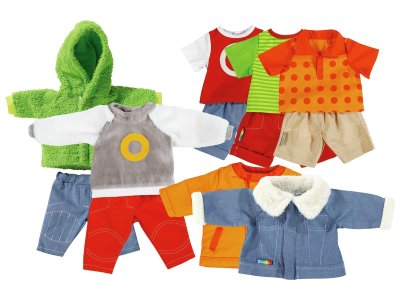Zoom bild av BOY DOLL WARDROBE MAXI PACK Size 2