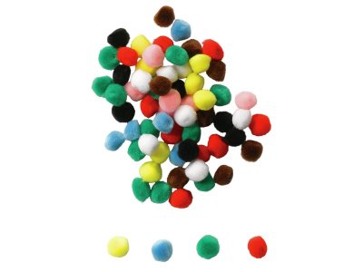 Zoom bild av MULTICOLOURED POMPOMS