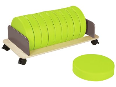 Zoom bild av MAXI PACK: HORIZONTAL STORAGE SET + 10 DISCS th: 7 cm