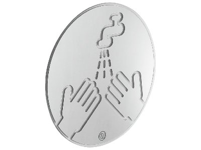 Zoom bild av DO'S AND DON'TS MIRRORS Now wash your hands