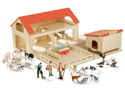 Zoom bild av MAXI PACK Large farm + 21 figurines