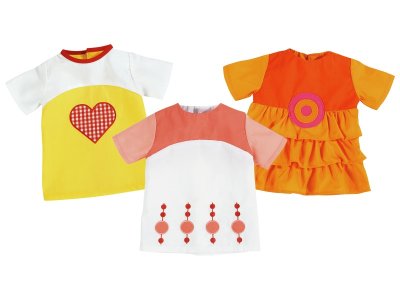 Zoom bild av GIRL DOLL SUMMER OUTFIT MAXI PACK Size 2