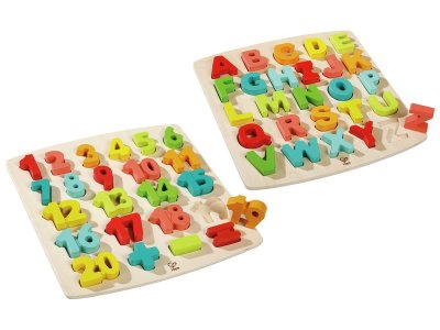 Zoom bild av ALPHABET AND NUMBERS LIFT-OUT PUZZLE MAXI PACK