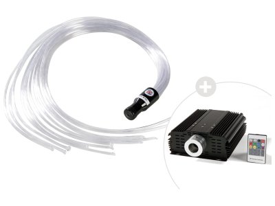 Zoom bild av FIBRE OPTICS AND LIGHT SOURCE 12 big white strands